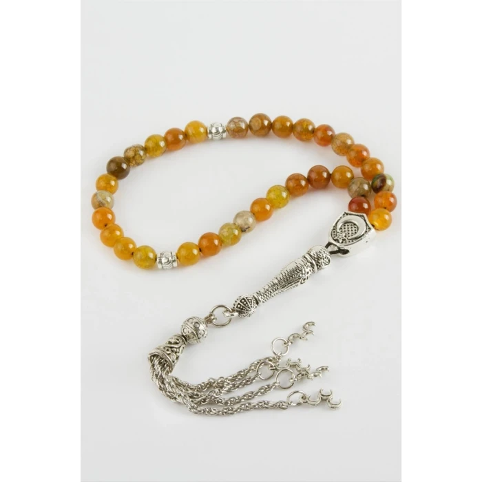 Akik Doğaltaş Tesbih 6 mm