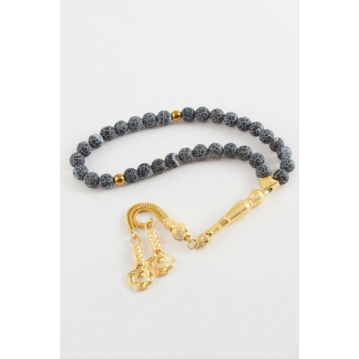 Akik Doğaltaş Tesbih 8 mm