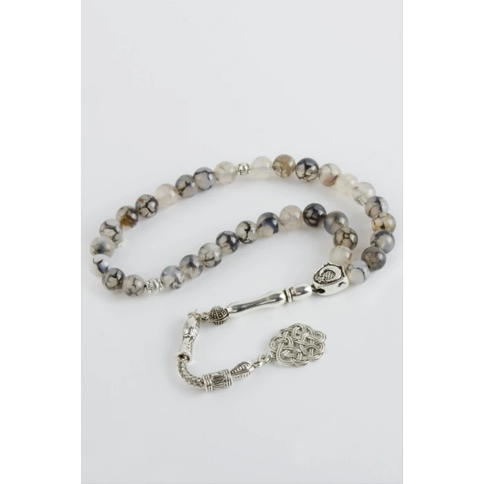 Akik Doğaltaş Tesbih 8 mm