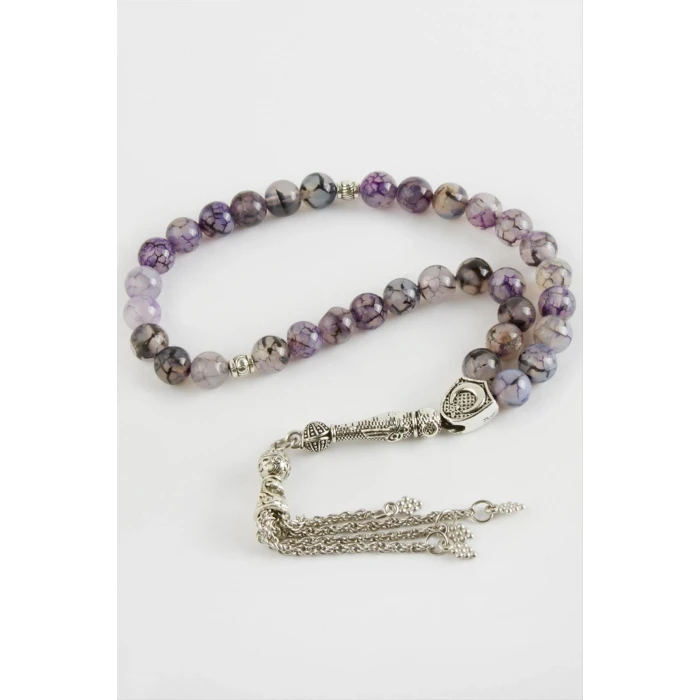 Akik Doğaltaş Tesbih 8 mm