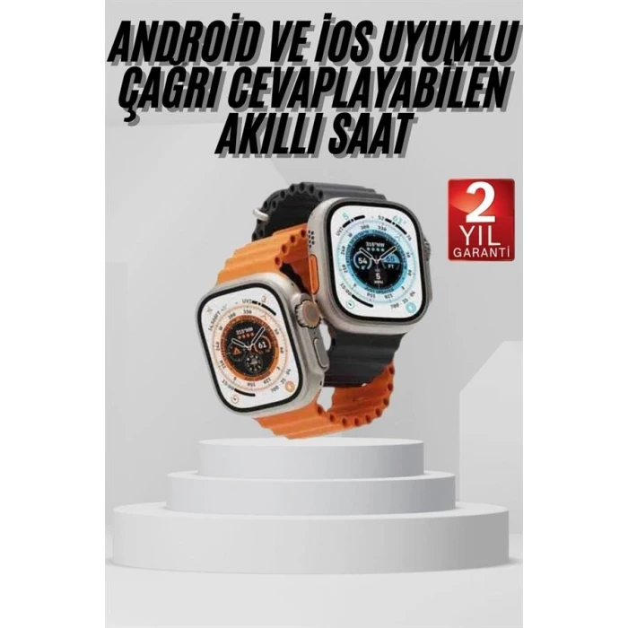 Akıllı Saat Amoled Ekran Bluetooth Bağlantılı Özel Tasarım Unısex