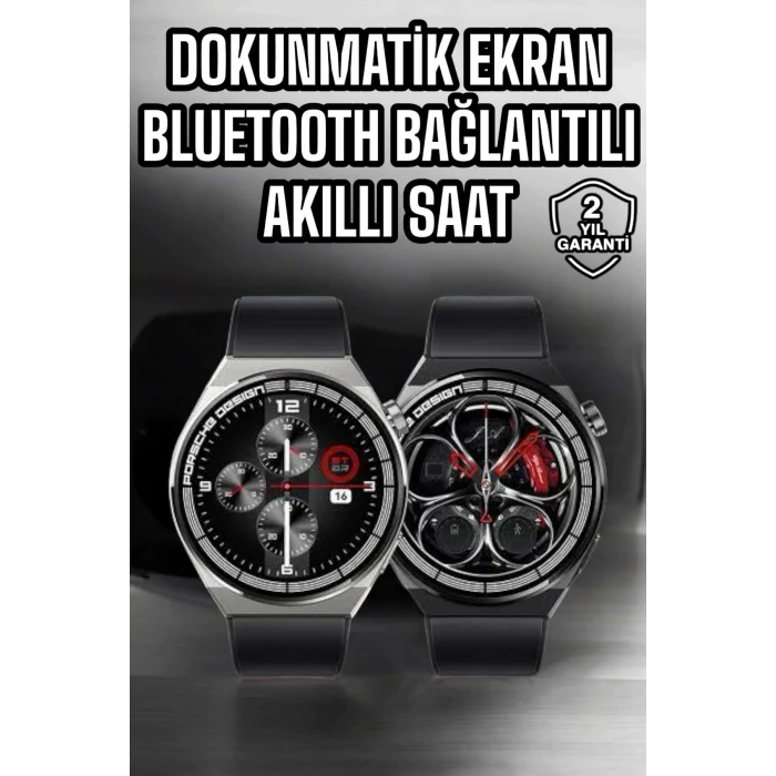 Akıllı Saat Dokunmatik Ekran Sesli Görüşme Ve Bildirim Görme Sağlık Takibi