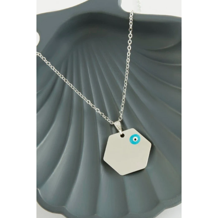 Altıgen İsim Yazılabilir Kolye