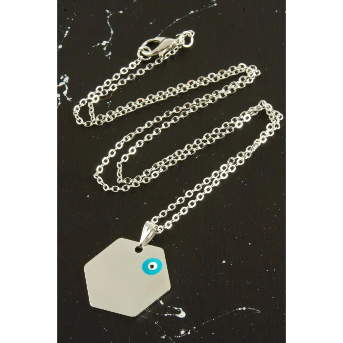 Altıgen İsim Yazılabilir Kolye