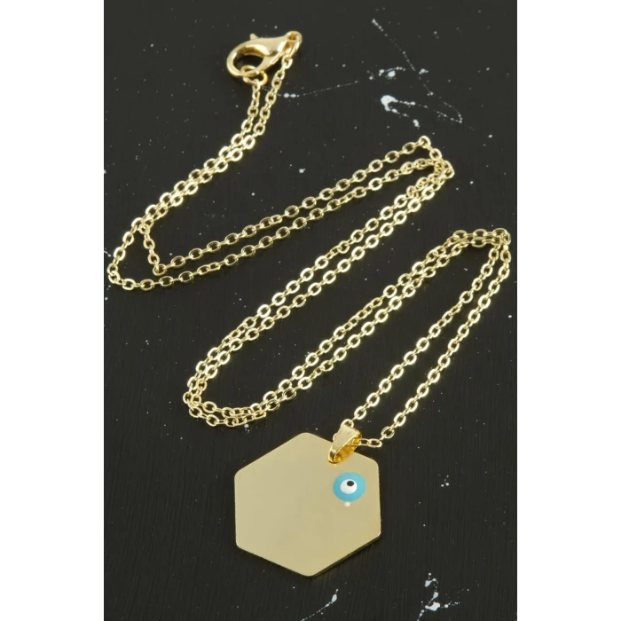 Altıgen İsim Yazılabilir Kolye