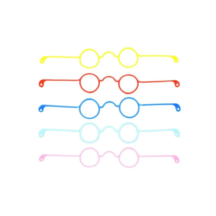 Amigurumi Gözlük 5 Adet Renkli