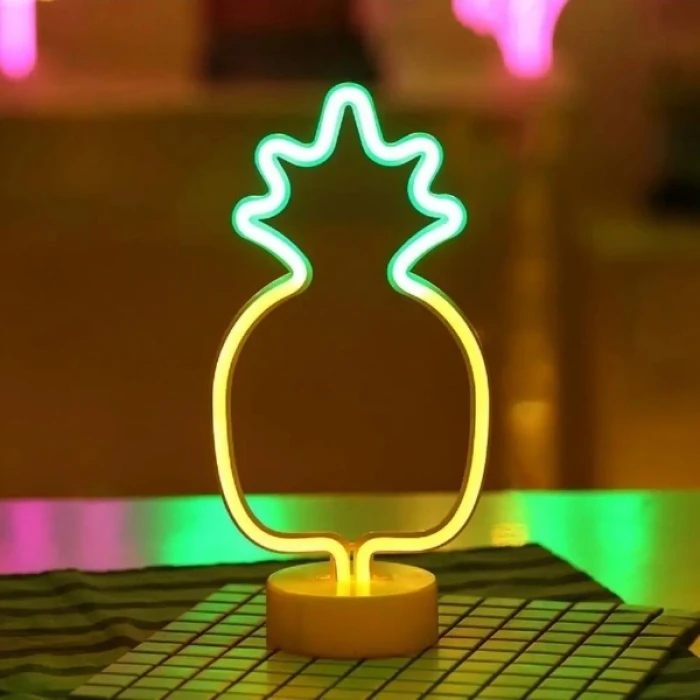 Ananas Neon Led Lamba