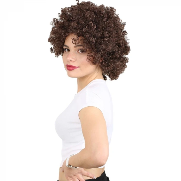 Animasyon Parti Ve Palyaço Peruğu - Kahverengi