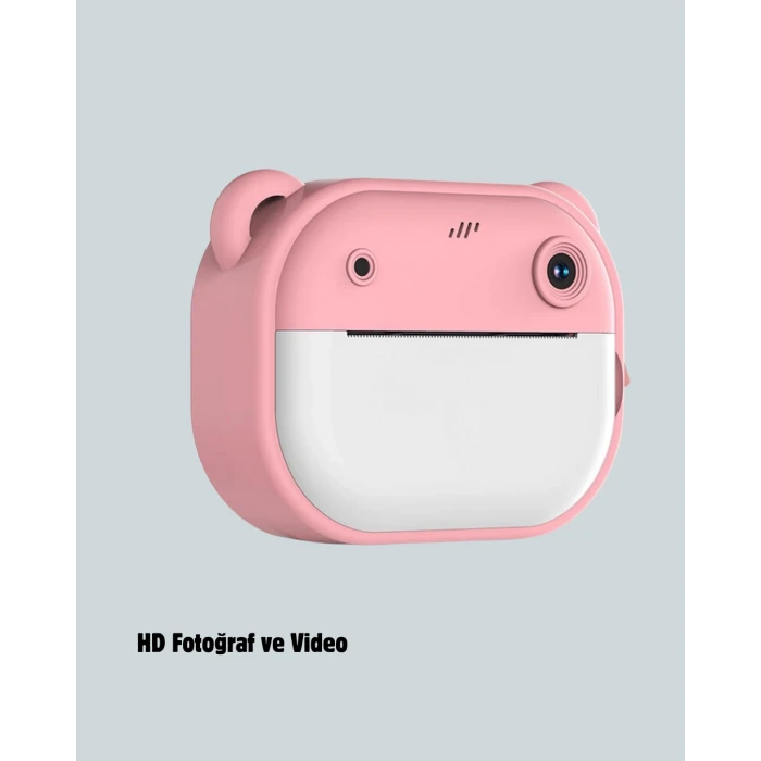 Anında Baskı Özellikli Şipşak Kamera 24mp Hd Çift Lensli Ve 32gb Hafızalı