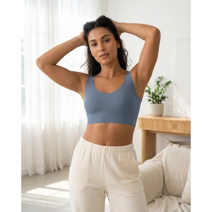ANTRASİT   4005 Soft Kalın Askı Büstiyer
