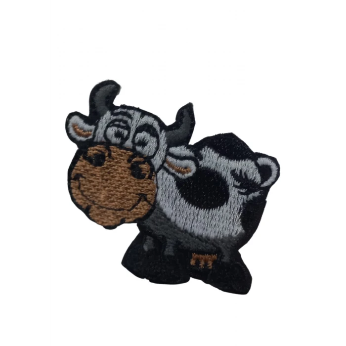 Aplike Ütü İle Yapışan İnek Arma 4x4 cm