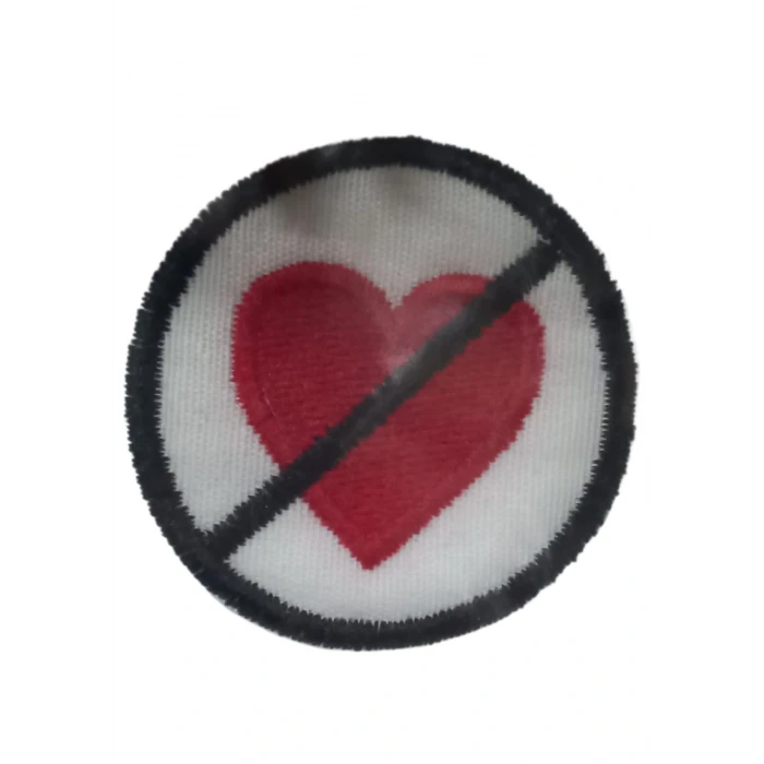 Aplike Ütü İle Yapışan Kalp Girilmez Arma 3 cm