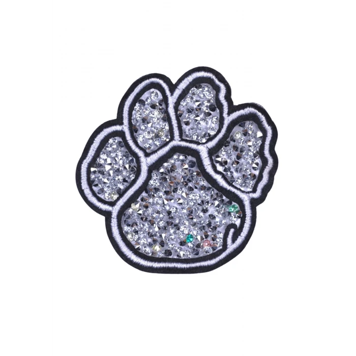 Aplike Ütü İle Yapışan Taşlı Pati Arma 5 cm