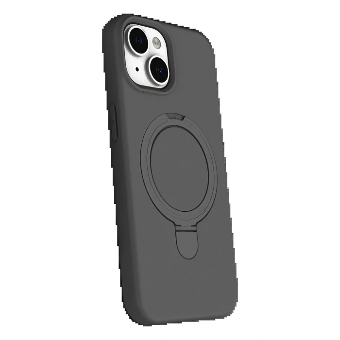 Apple iPhone 14 Regal Magsafe Standlı Kapak - Titan Gri