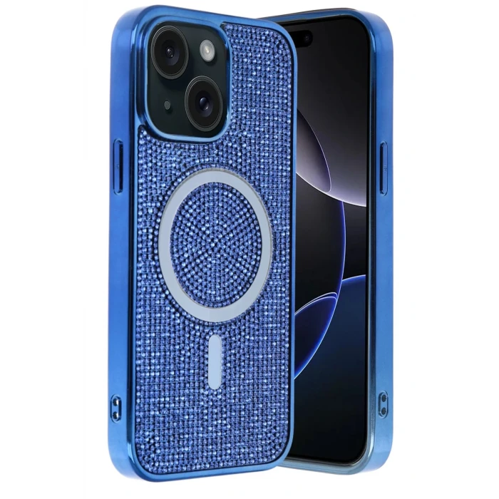 Apple iPhone 15 Helen Magsafe Kapak - Lacivert