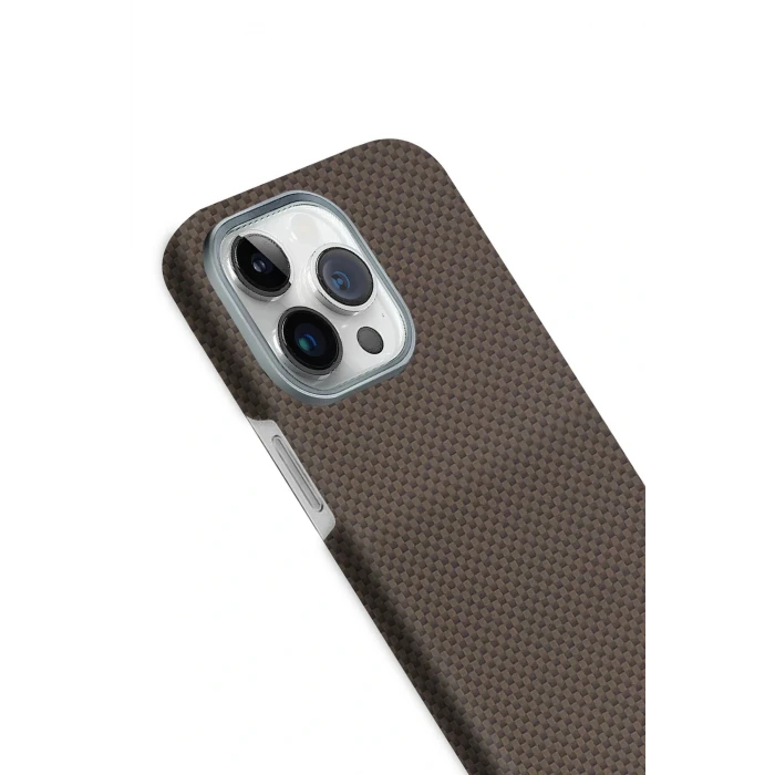 Apple iPhone 15 Pro Max Volt Magsafe Kapak - Kahverengi