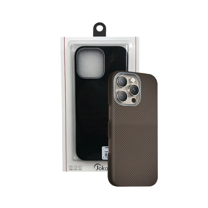 Apple iPhone 15 Volt Magsafe Kapak - Kahverengi