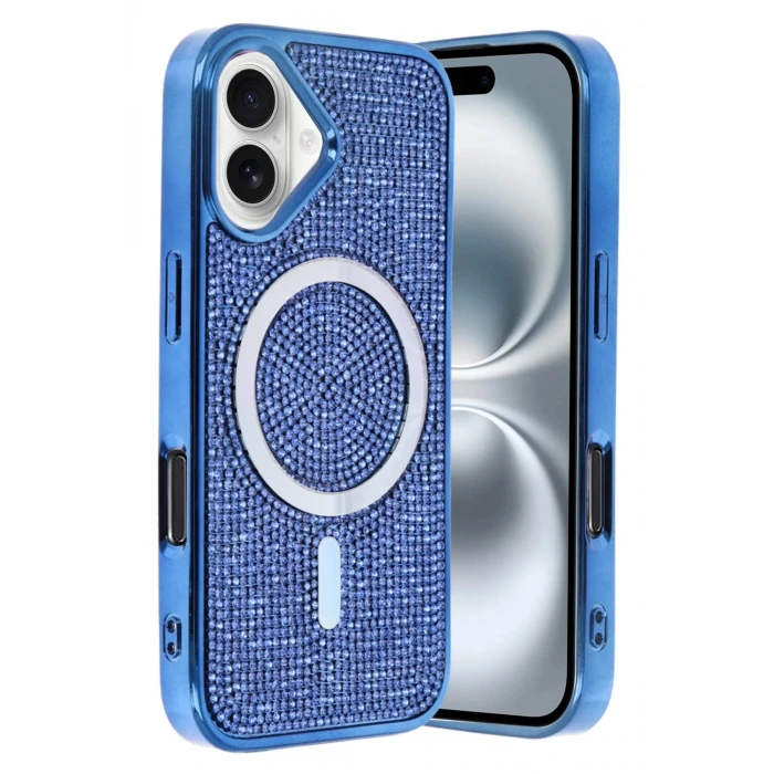 Apple iPhone 16 Helen Magsafe Kapak - Lacivert