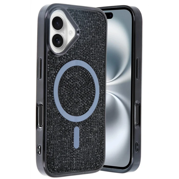 Apple iPhone 16 Helen Magsafe Kapak - Siyah