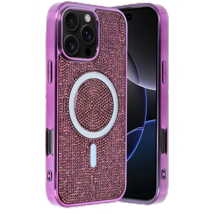 Apple iPhone 16 Pro Max Helen Magsafe Kapak - Derin Mor