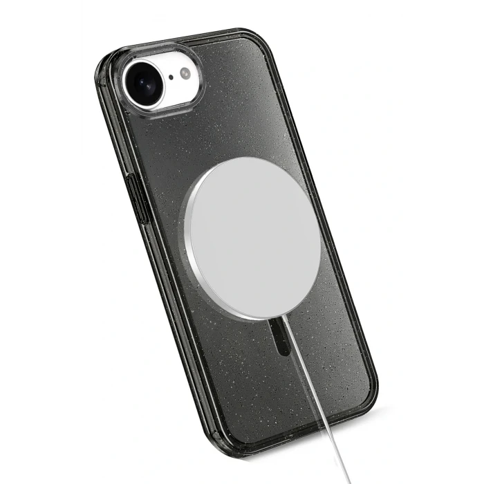 Apple iPhone 16E Star Magsafe Kapak - Pembe