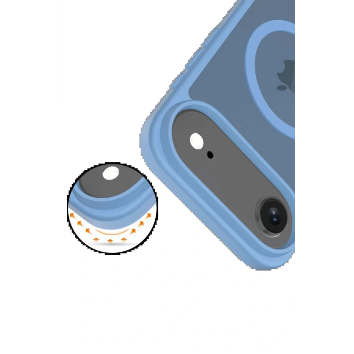 Apple iPhone 17 Air Jota Magsafe Kapak - Açık Mavi