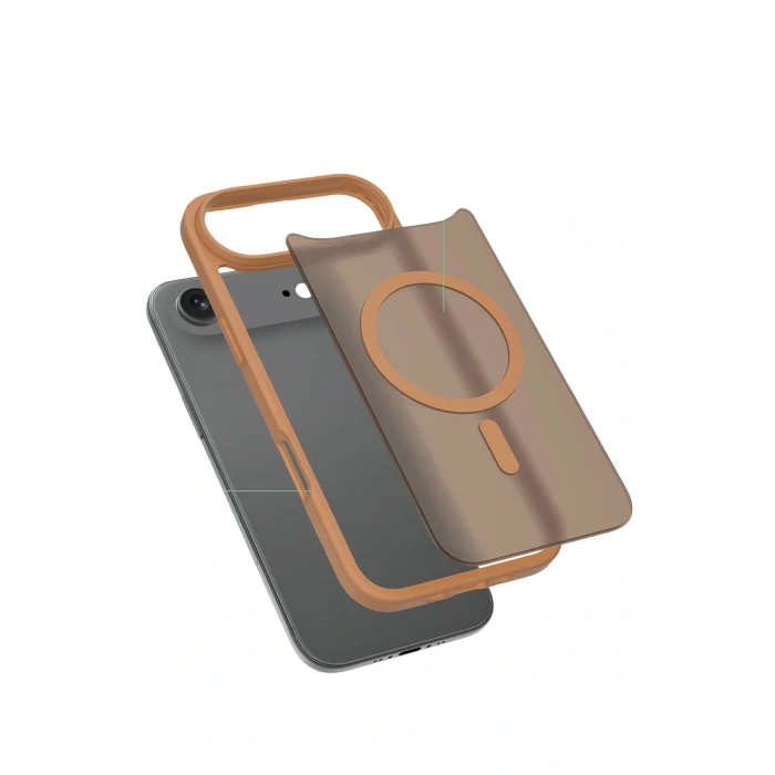 Apple iPhone 17 Air Jota Magsafe Kapak - Çöl Titanyum