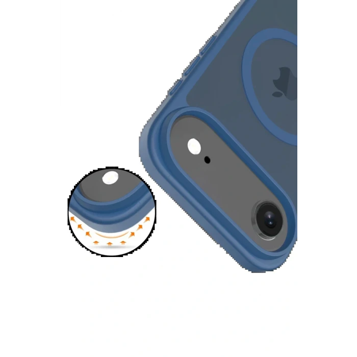 Apple iPhone 17 Air Jota Magsafe Kapak - Lacivert