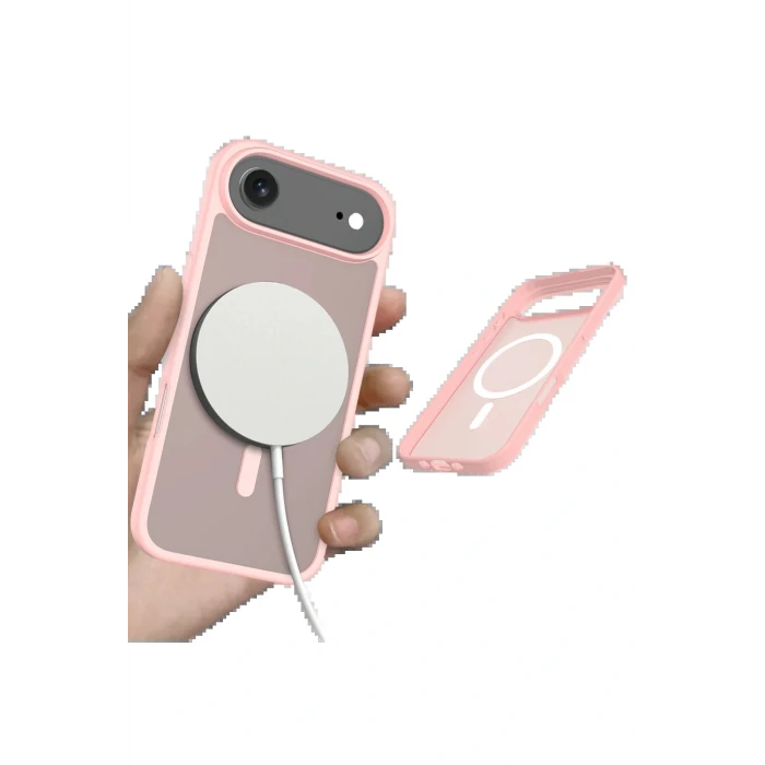 Apple iPhone 17 Air Jota Magsafe Kapak - Pudra