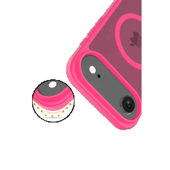 Apple iPhone 17 Air Jota Magsafe Kapak - Rose