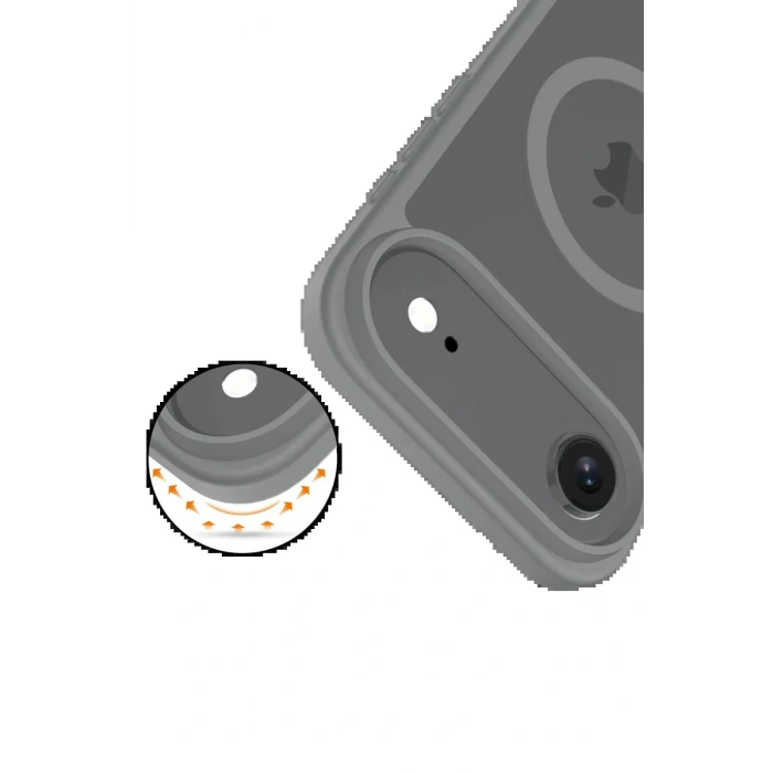 Apple iPhone 17 Air Jota Magsafe Kapak - Titan Gri