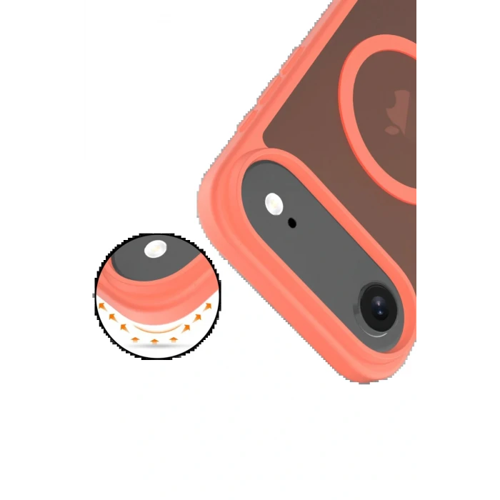 Apple iPhone 17 Air Jota Magsafe Kapak - Turuncu