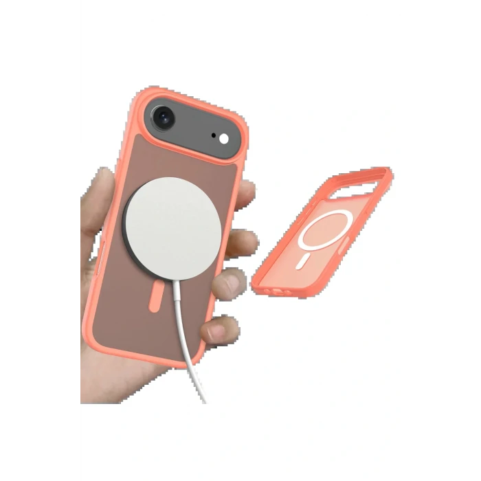 Apple iPhone 17 Air Jota Magsafe Kapak - Turuncu