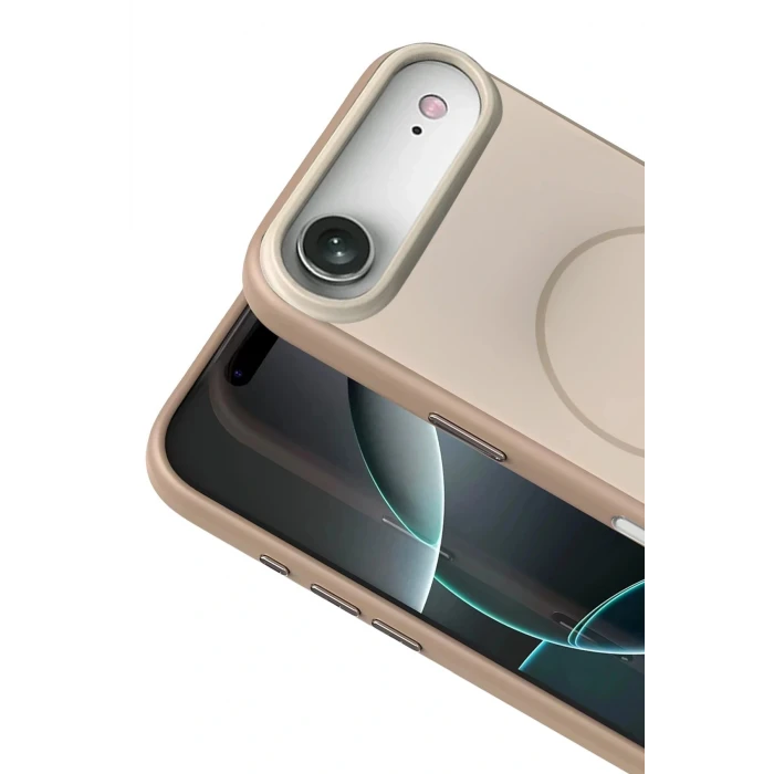 Apple iPhone 17 Air Neva Magsafe Kapak - Gold