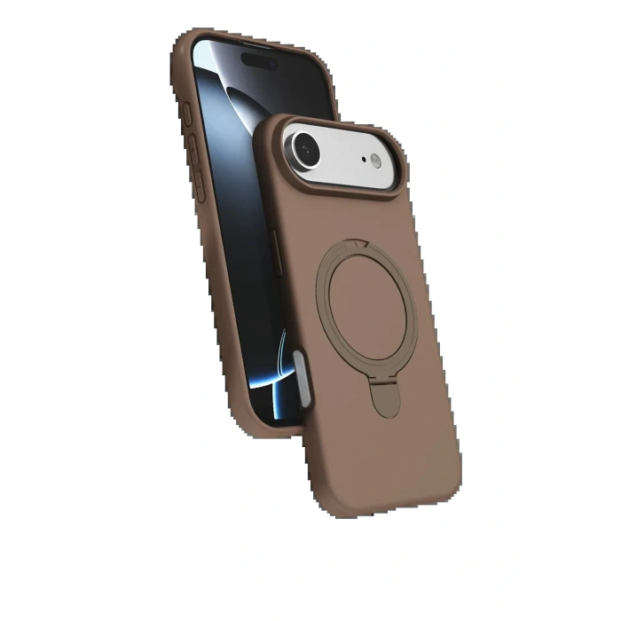 Apple iPhone 17 Air Regal Magsafe Standlı Kapak - Çöl Titanyum