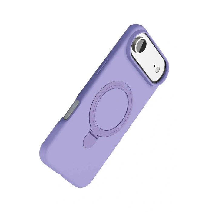 Apple iPhone 17 Air Regal Magsafe Standlı Kapak - Lila