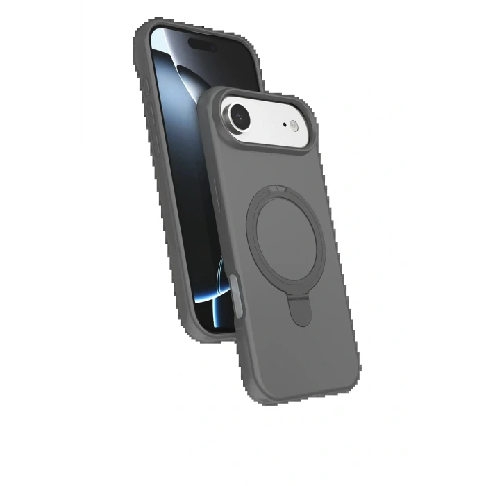 Apple iPhone 17 Air Regal Magsafe Standlı Kapak - Titan Gri