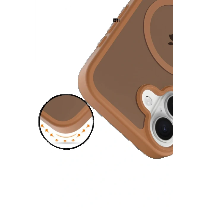 Apple iPhone 17 Jota Magsafe Kapak - Çöl Titanyum