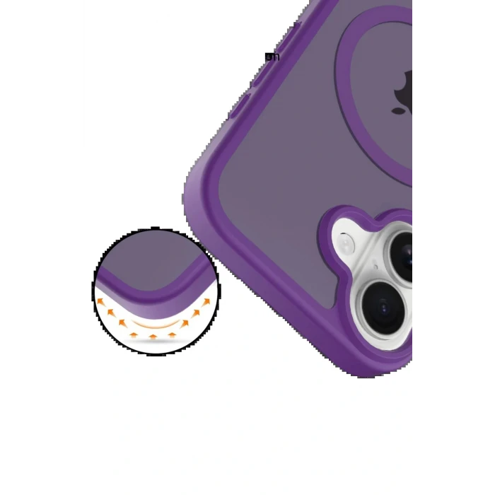 Apple iPhone 17 Jota Magsafe Kapak - Derin Mor