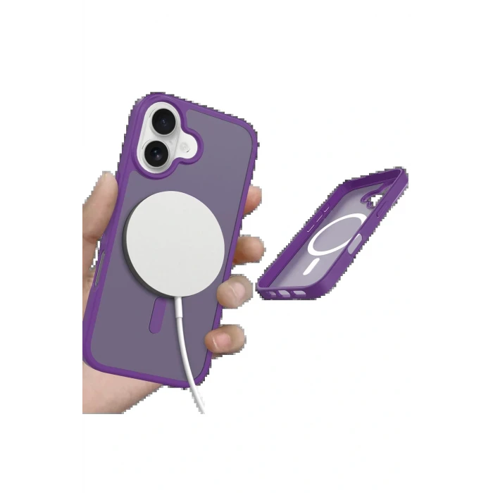 Apple iPhone 17 Jota Magsafe Kapak - Derin Mor