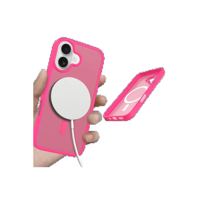 Apple iPhone 17 Jota Magsafe Kapak - Rose