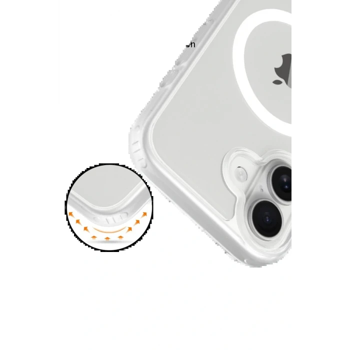 Apple iPhone 17 Jota Magsafe Kapak - Şeffaf