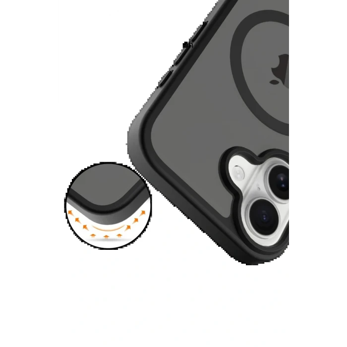 Apple iPhone 17 Jota Magsafe Kapak - Siyah