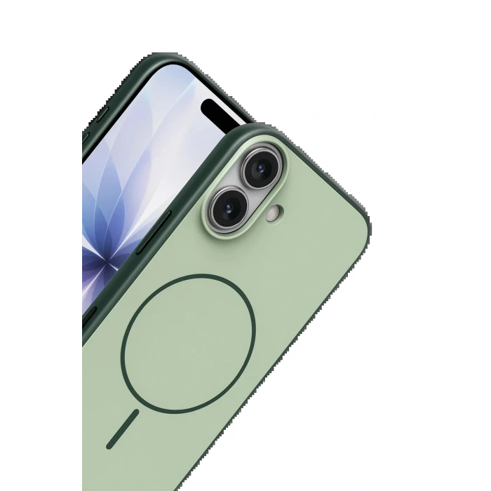 Apple iPhone 17 Neva Magsafe Kapak - Koyu Yeşil