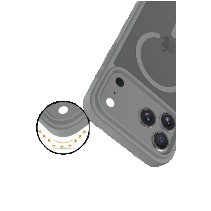 Apple iPhone 17 Pro Jota Magsafe Kapak - Titan Gri