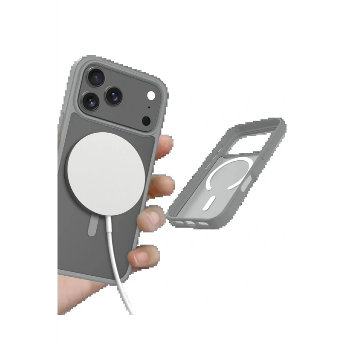 Apple iPhone 17 Pro Jota Magsafe Kapak - Titan Gri