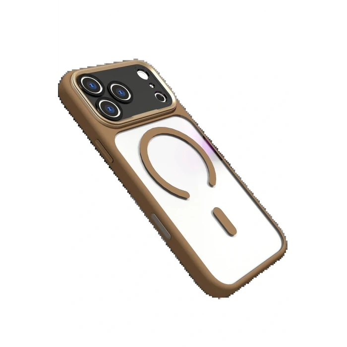 Apple iPhone 17 Pro Max Hazar Magsafe Kapak - Gold