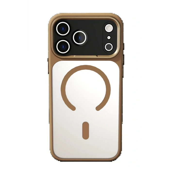 Apple iPhone 17 Pro Max Hazar Magsafe Kapak - Gold
