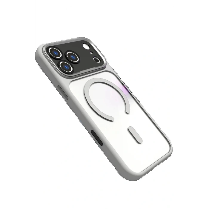 Apple iPhone 17 Pro Max Hazar Magsafe Kapak - Gri