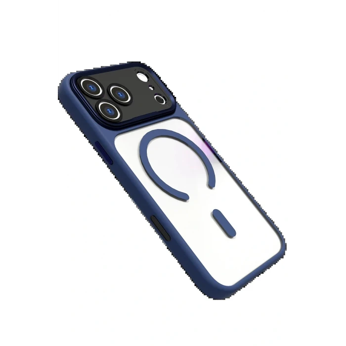 Apple iPhone 17 Pro Max Hazar Magsafe Kapak - Lacivert
